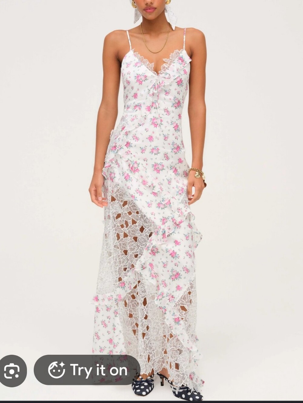 For Love & Lemons Josalyn Maxi Dress